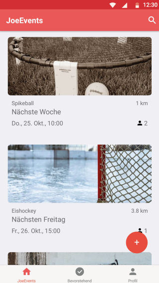 JoeEvents Trainingspartner suchen
